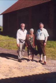 Erhard, Frau Bossek und Helmut