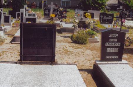 Blick �ber den Friedhof von Gr�ndorff / Zielenice
